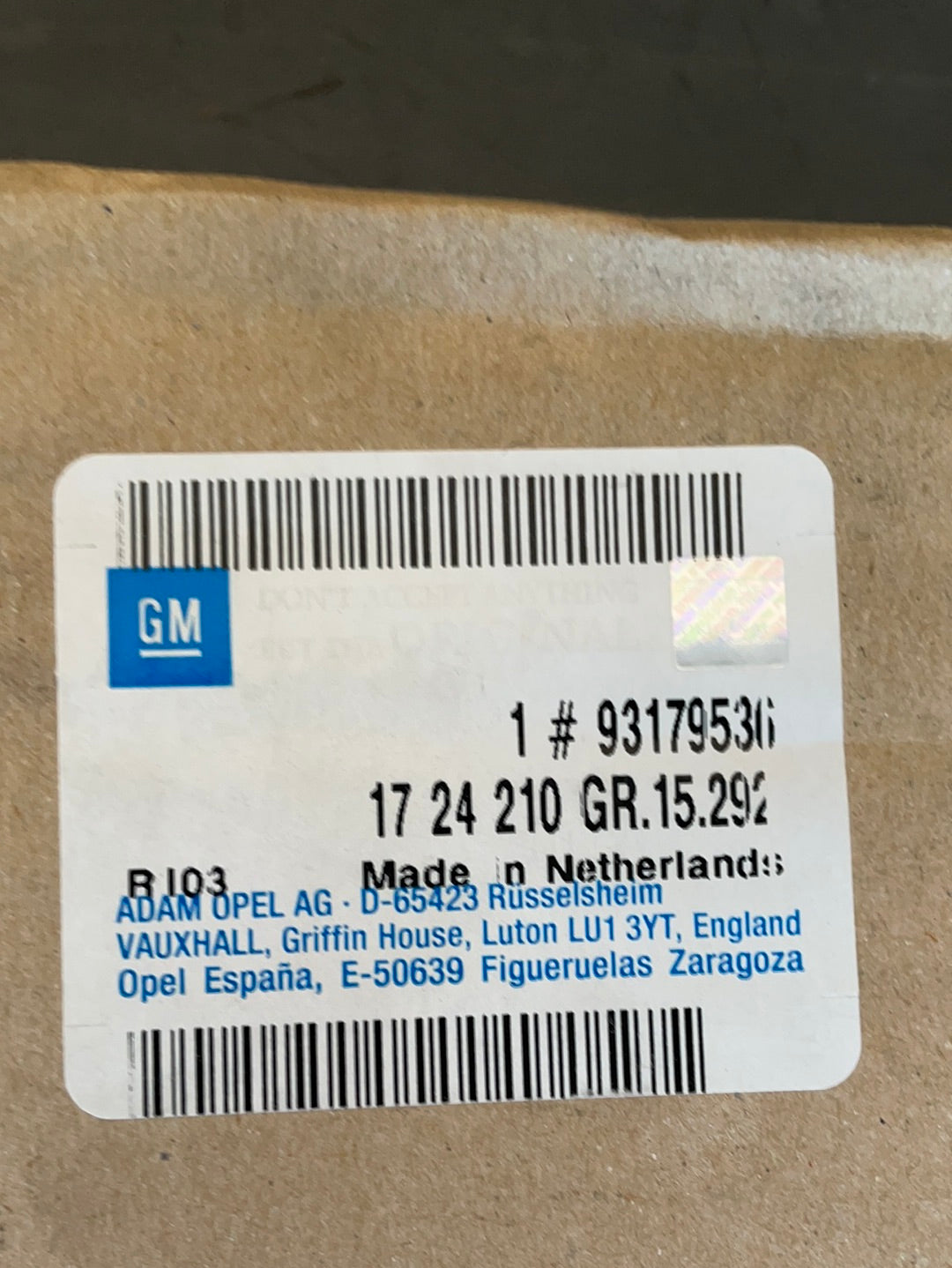 Original GM Opel Signum Vectra C Fußmattensatz anthrazit Neu