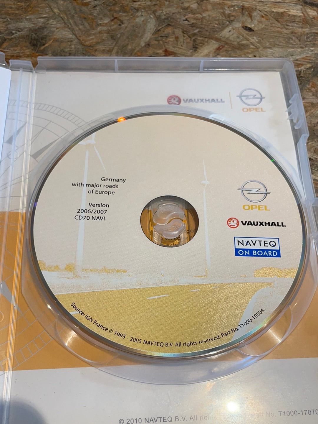 Original Opel Vauxhall CD70 Navigations CD Deutschland Neu