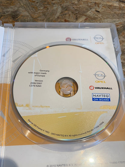 Original Opel Vauxhall CD70 Navigations CD Deutschland Neu