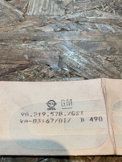 Original GM Opel Kadett Aufkleber GSI Neu