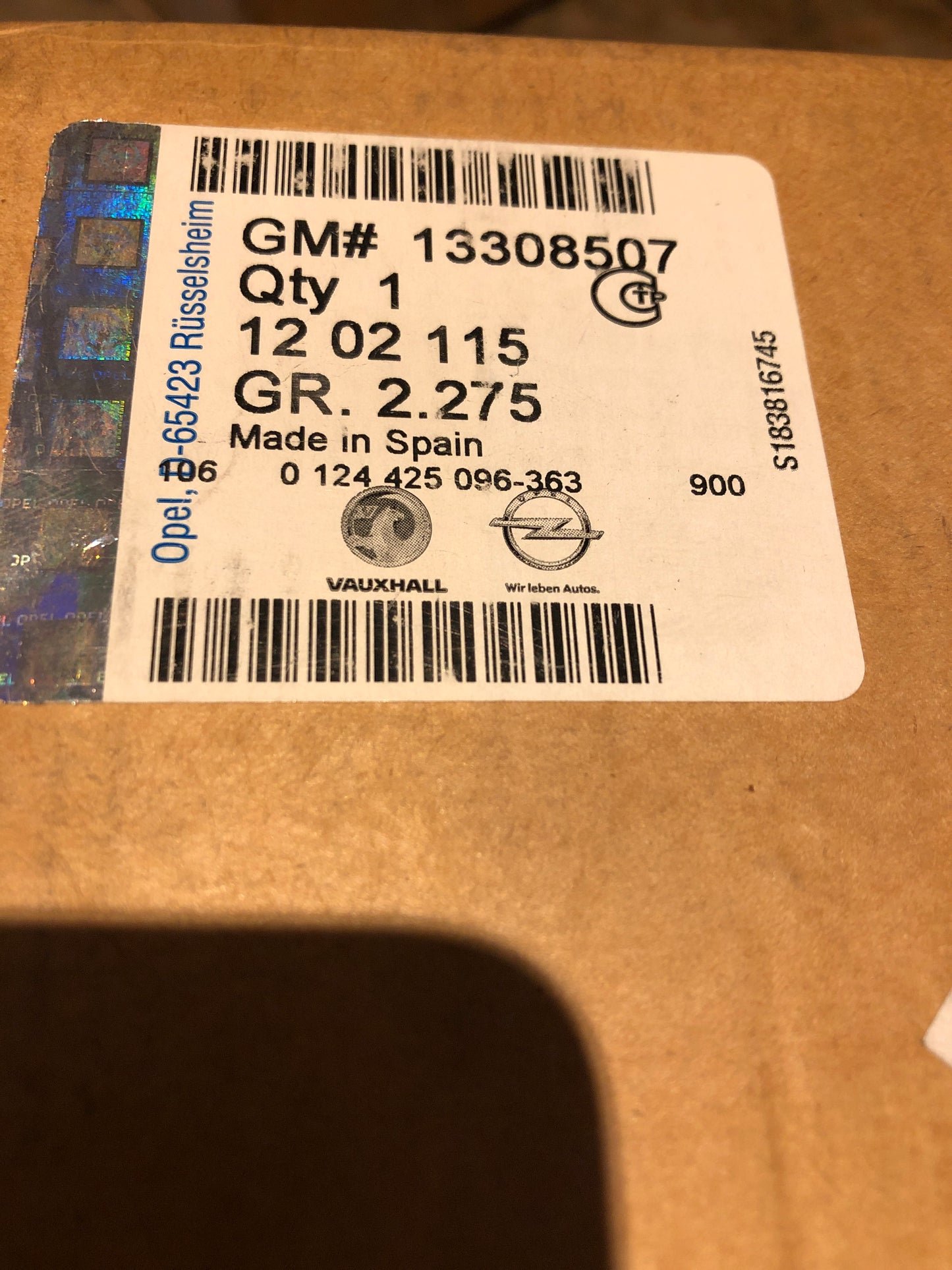 Original Opel Astra H Signum Vectra C Zafira B Lichtmaschine Neu