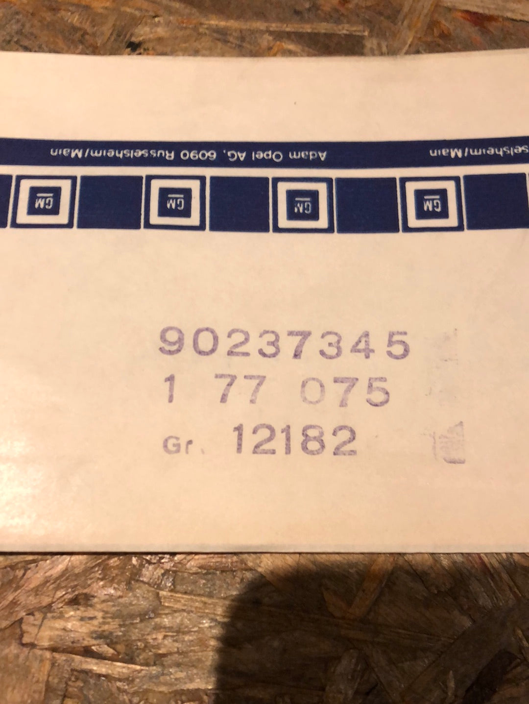 Original GM Opel Manta B Schriftzug „GSi“ Neu