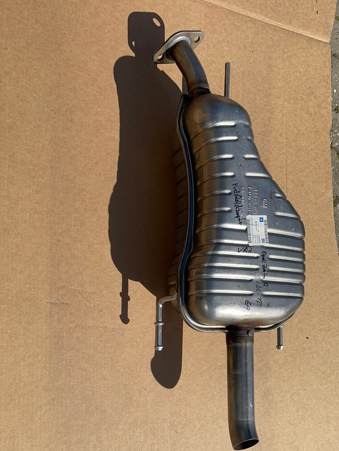 Original GM Opel Zafira A 1,6-2,2L Endschalldämpfer Neu