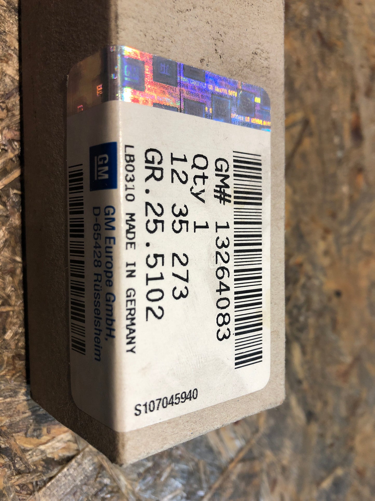 Original Opel Astra H Sensor Airbag Neu