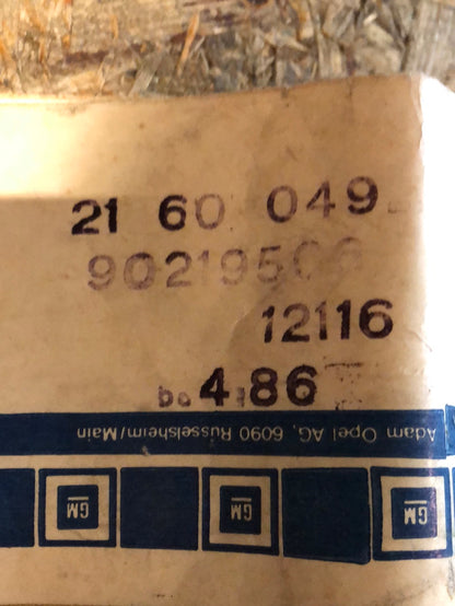 Original GM Opel Ascona C GLS/Touring Farbstreifen Seitenwand hinten rechts Braun Neu