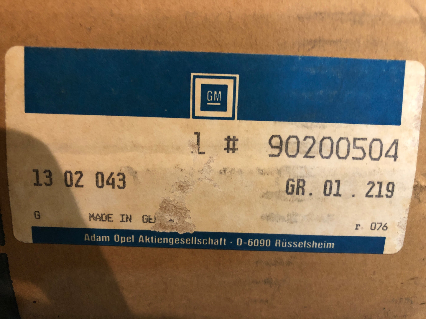 Original GM Opel Rekord E1 Caravan Limousine Kühler Neu