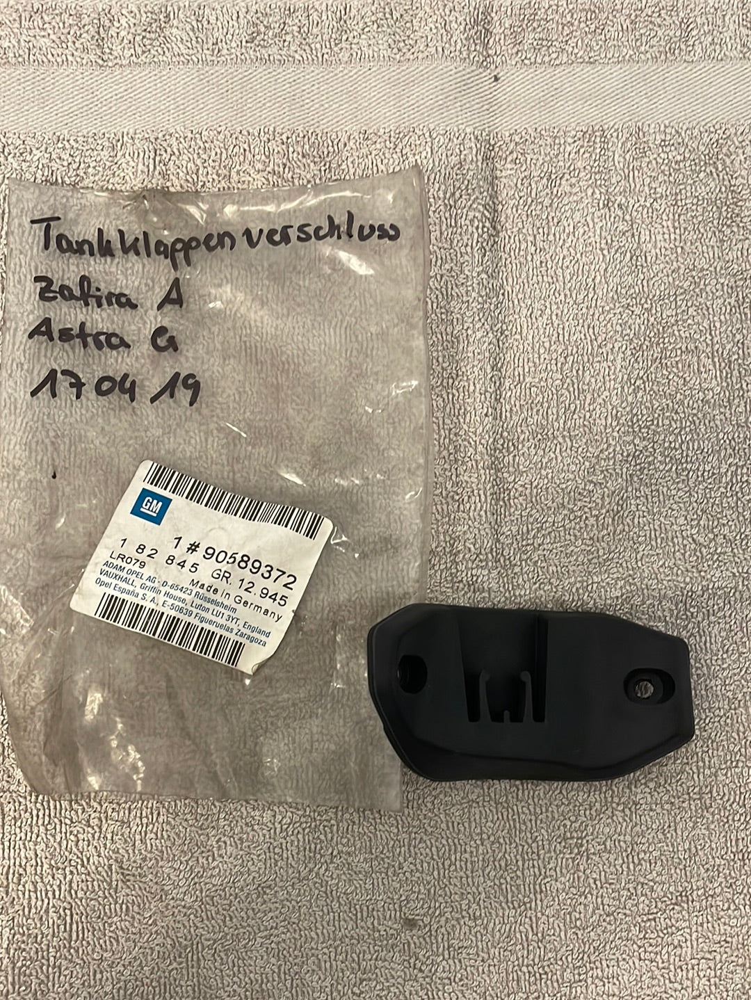 Tankklappenverschluss Zafira A Astra G Original GM Opel Neu