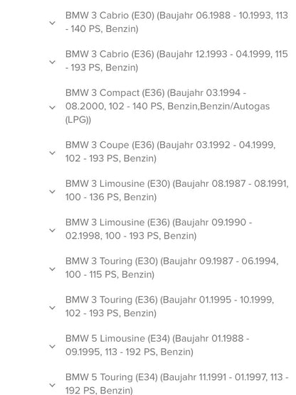 BAG BMW 3 5 Kühler Neu