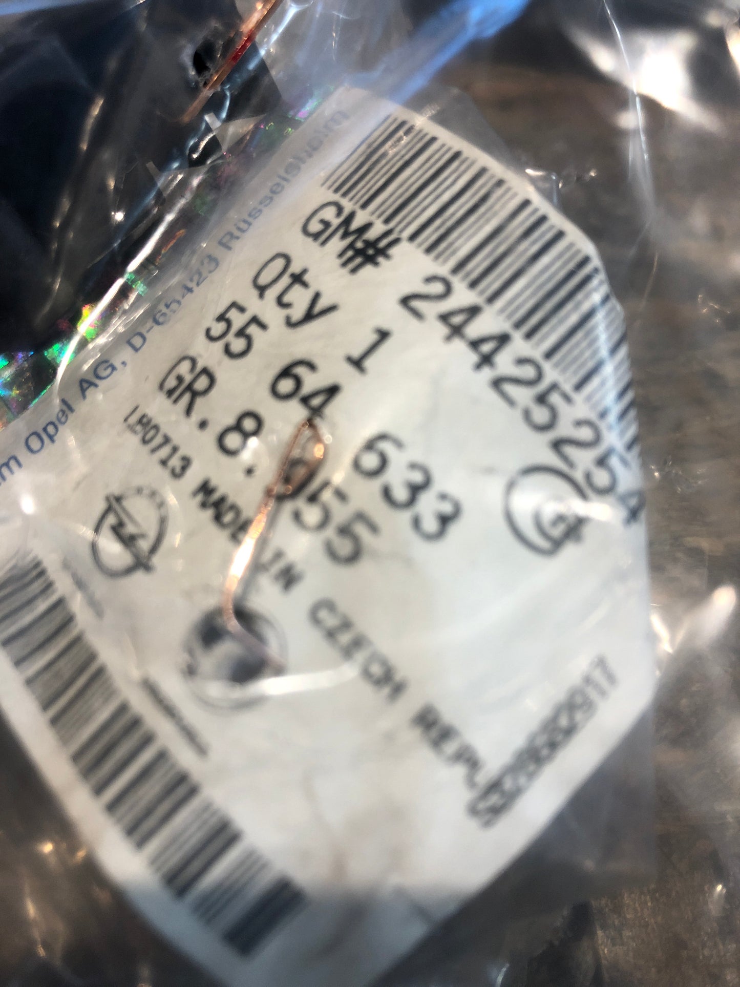 Original Opel Astra G Zafira A Klemme Bremsleitung Neu