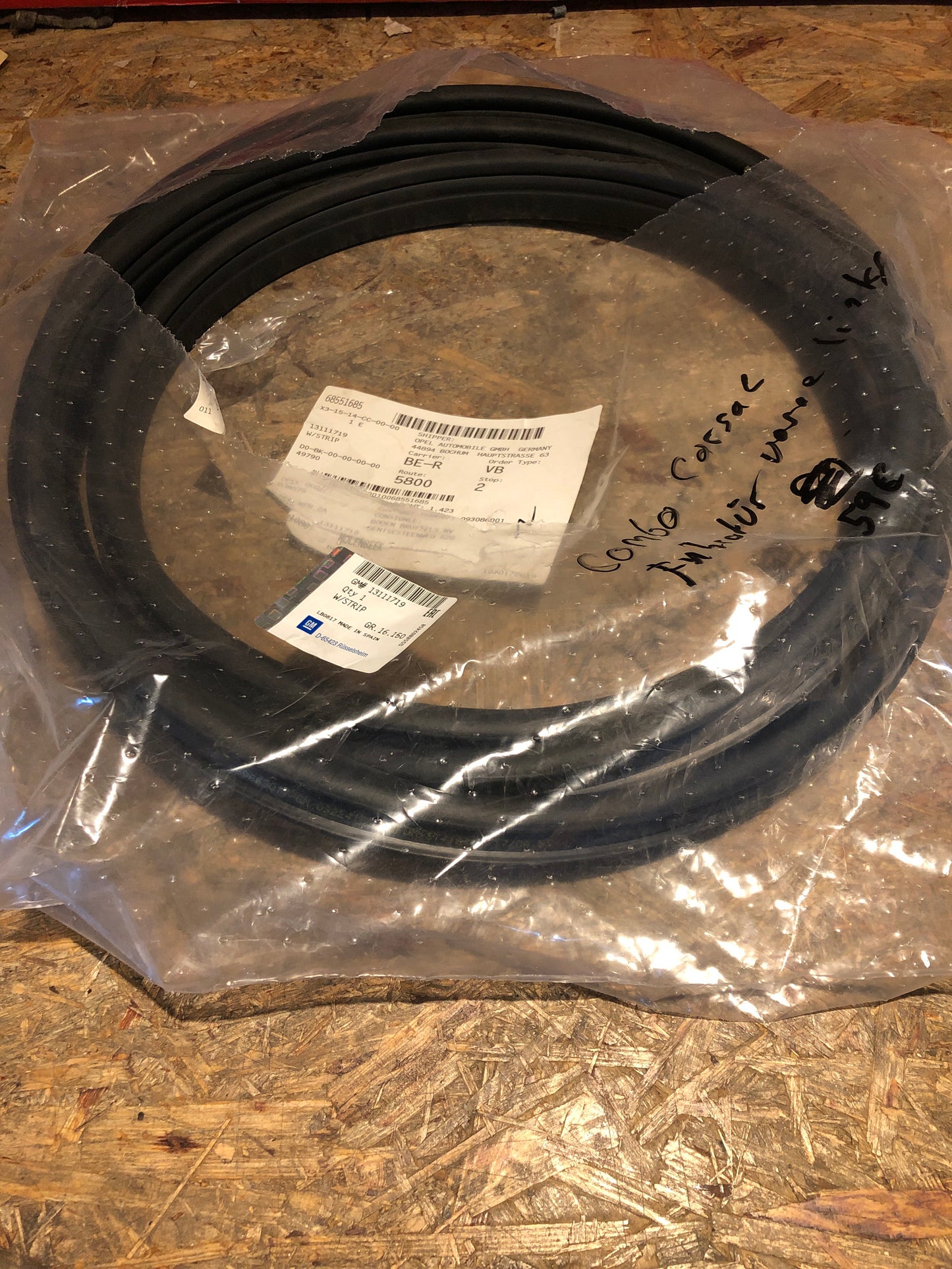 Original Opel Combo Corsa C Dichtung Fahrertür vorne links Neu