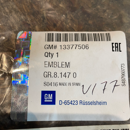 Original GM Opel Corsa D Astra H Sport Emblem Kofferraum Neu