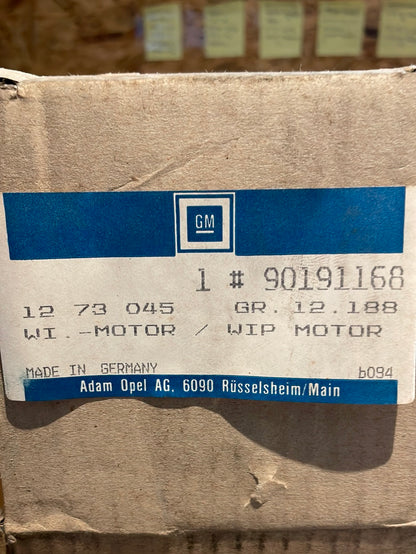 Original GM Opel Kadett E Motor Heckscheibenwischer Neu