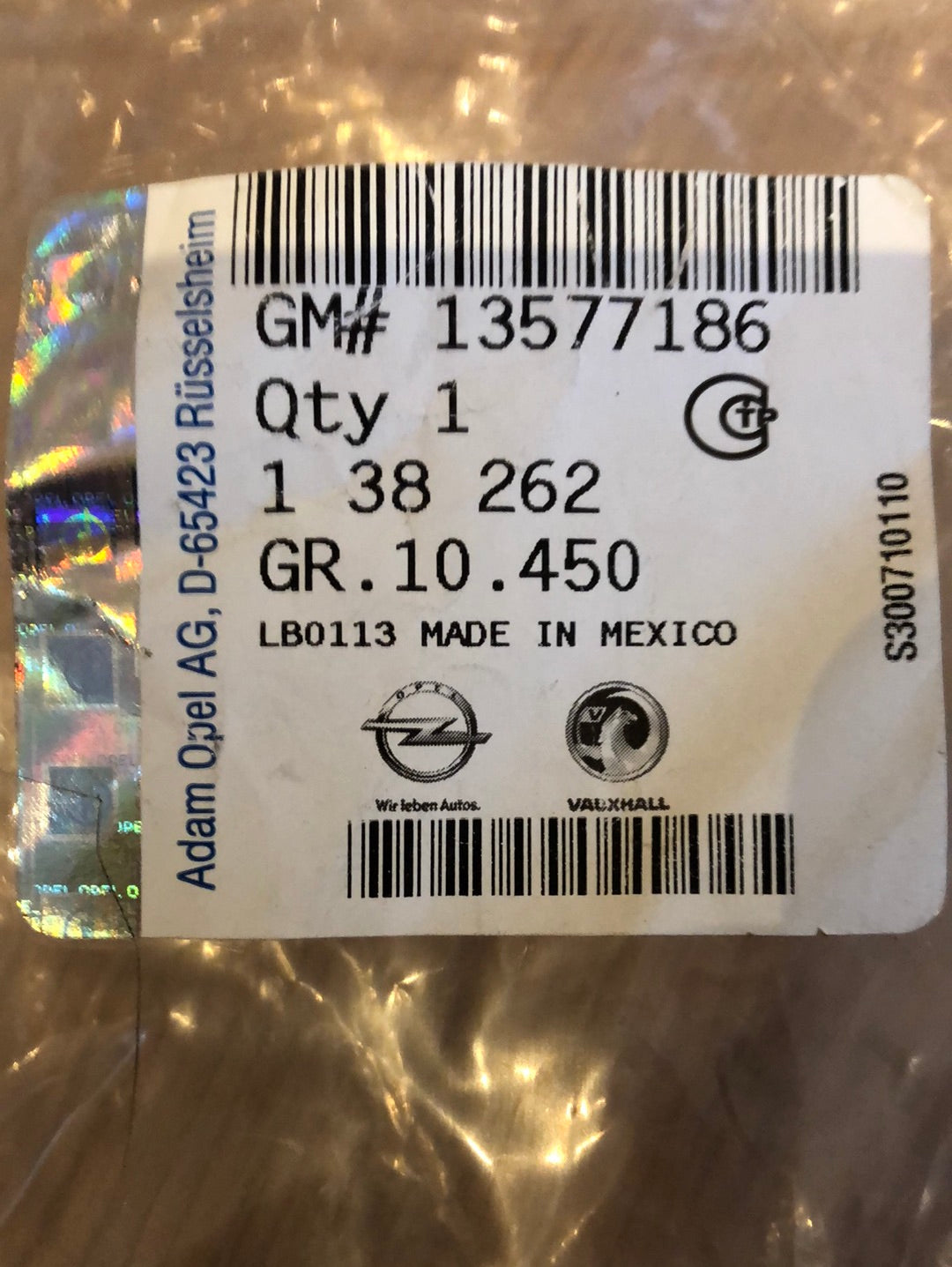 Original GM Opel Ampera Türgriff außen hinten Neu