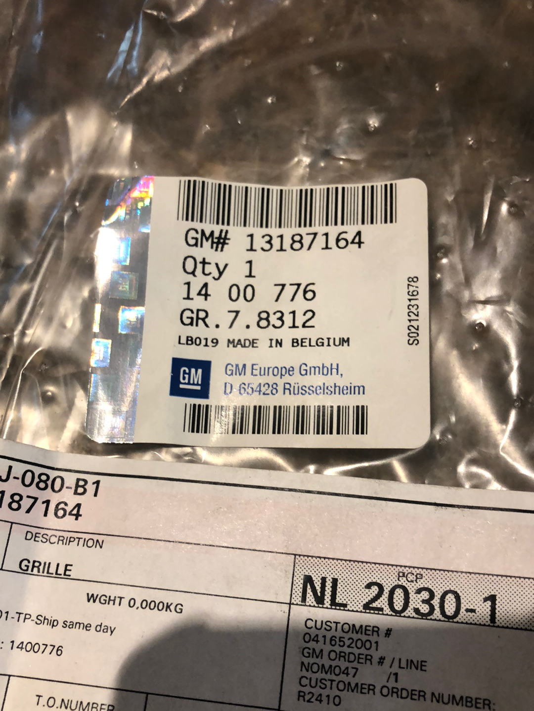 Original Opel Antara GTC Lüftungsgitter Stoßfänger rechts Neu