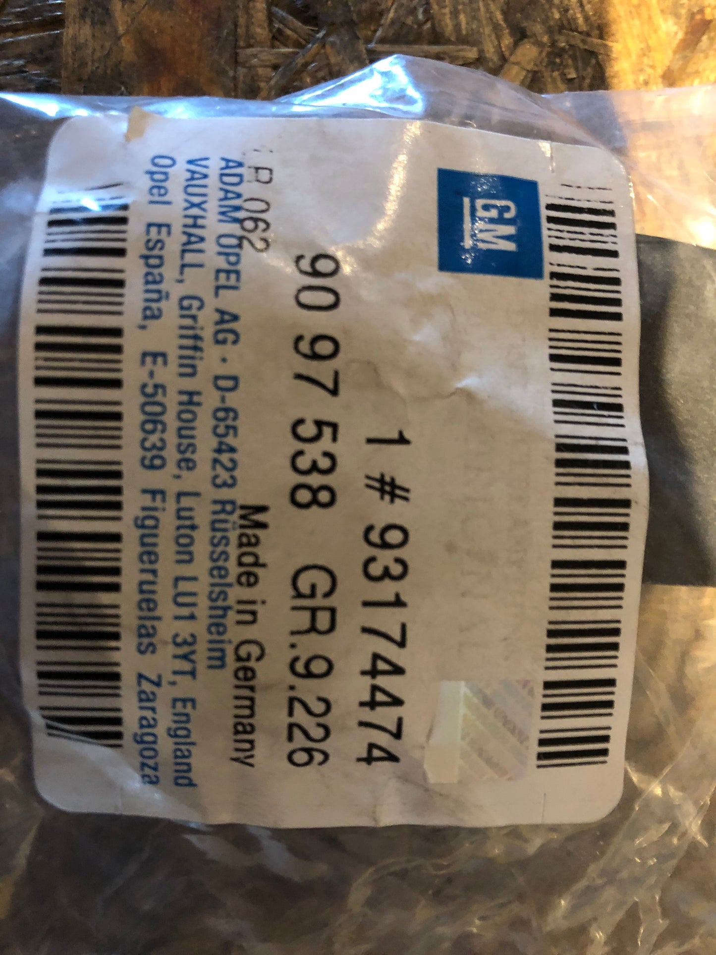 Original Opel Vectra Schutz Schlauchhalterung Klima Neu