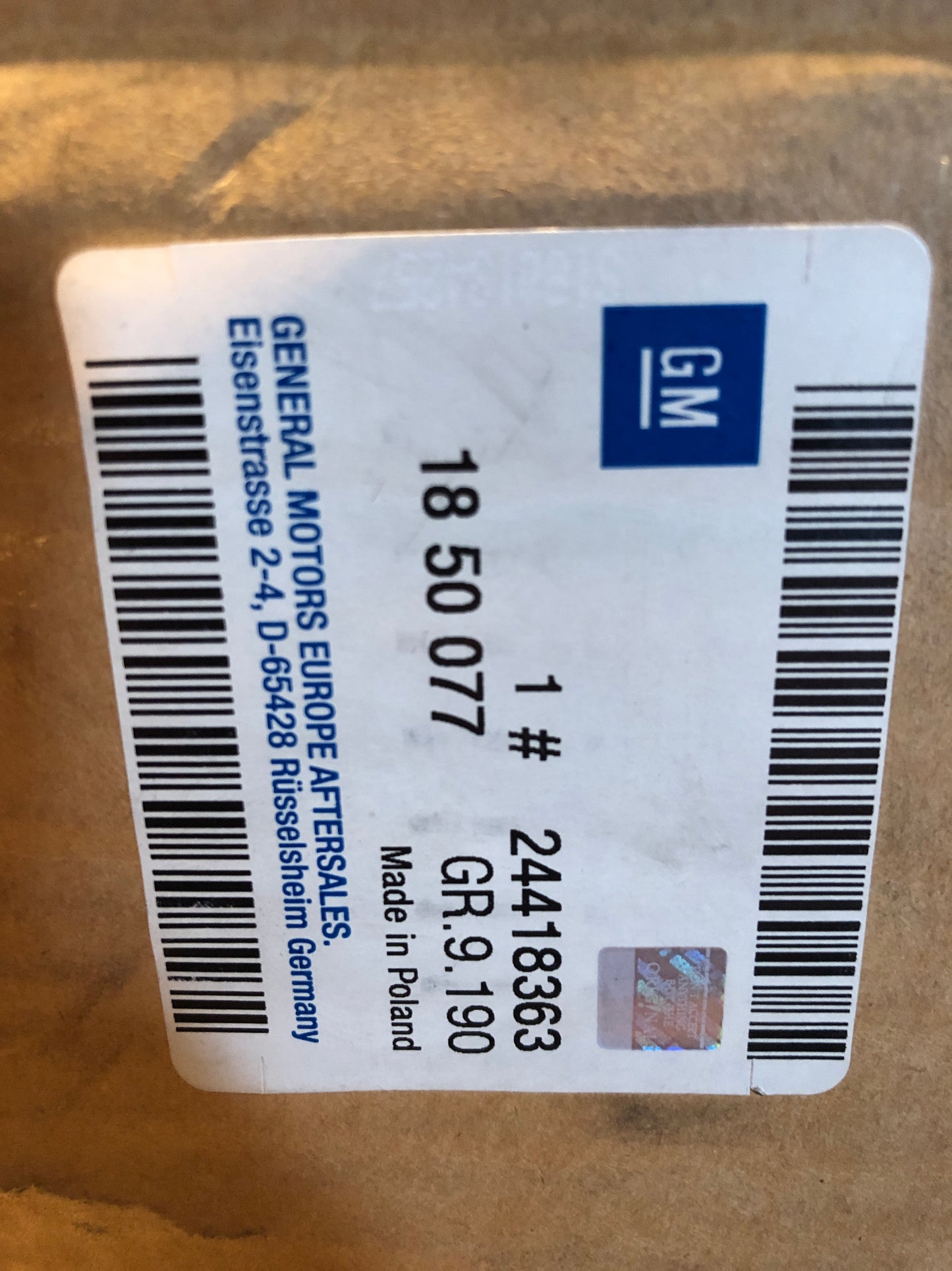 Original GM Opel Vectra C Klimakondensator Neu