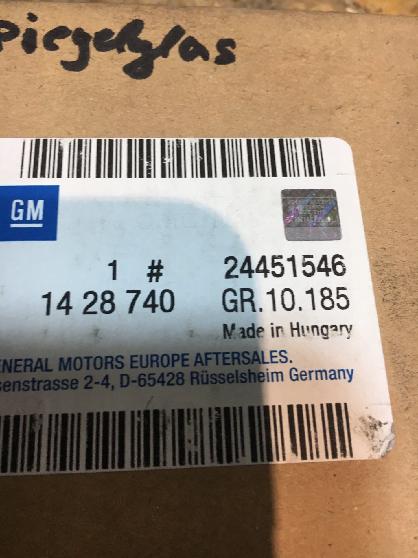 Original Vectra C Spiegelglas Rechts NEU