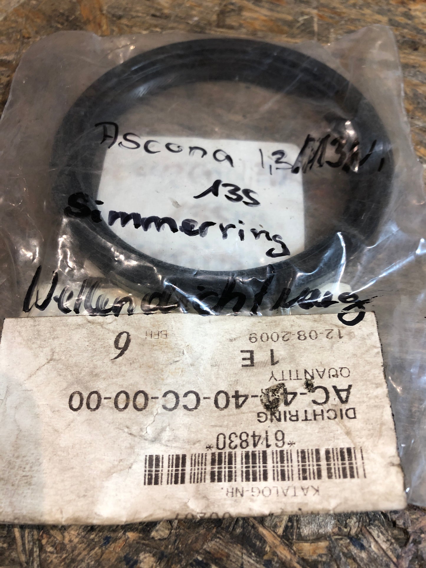 Original Opel Ascona Wellendichtring Neu