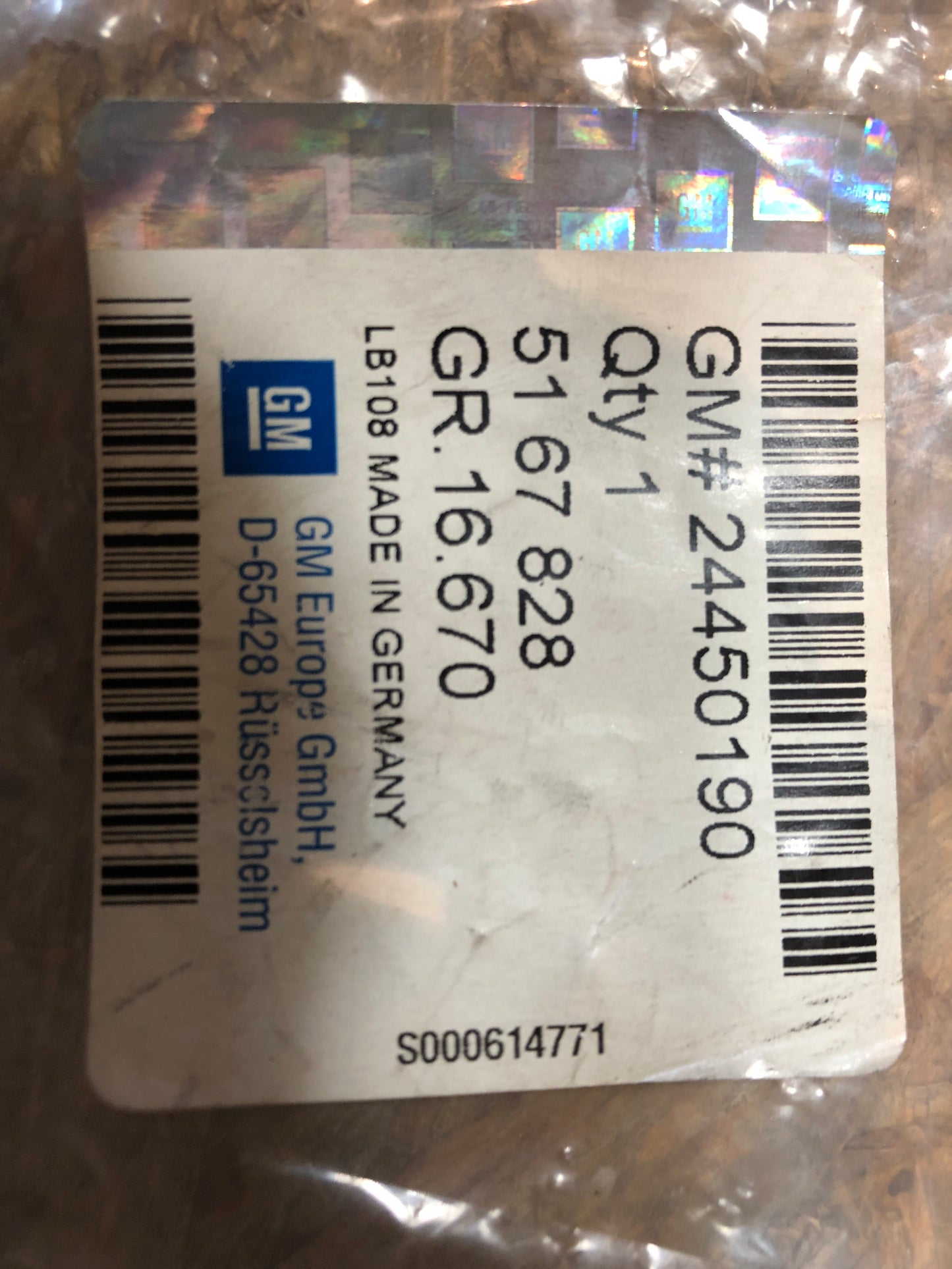 Original GM Opel Vectra C Blende Sitz Vorne Links Neu