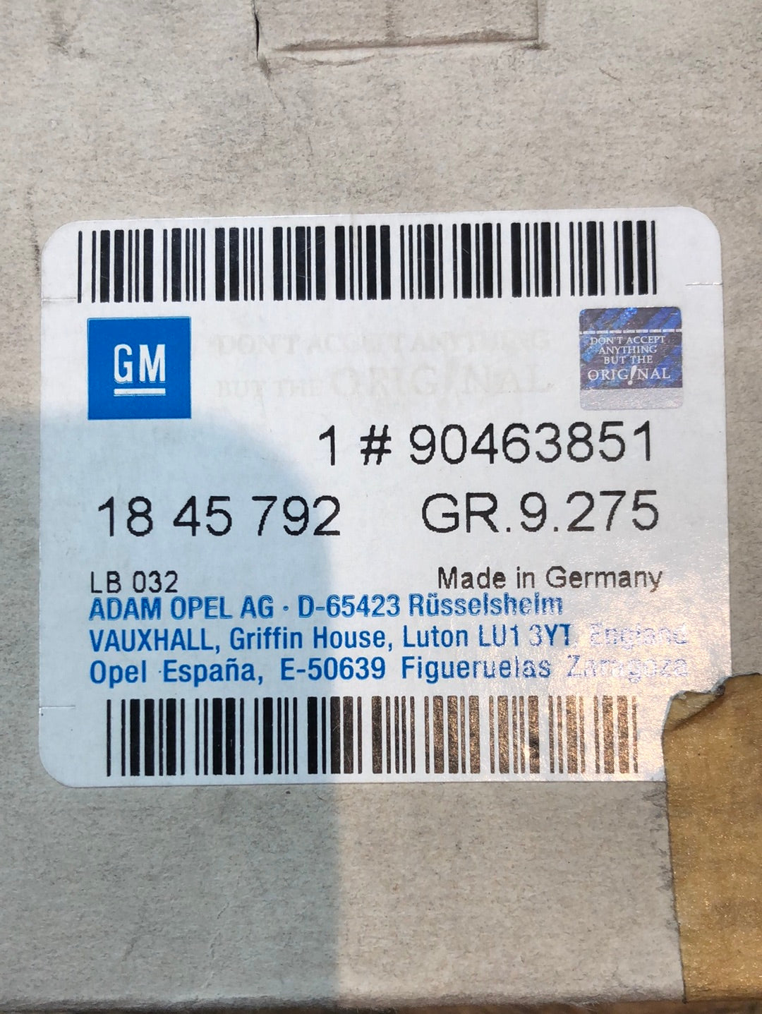 Original GM Opel Astra H Vectra B Vorwiderstand Gebläsemotor Neu