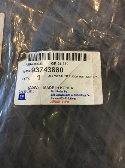 Original Chevrolet Captiva Gummimatten set NEU