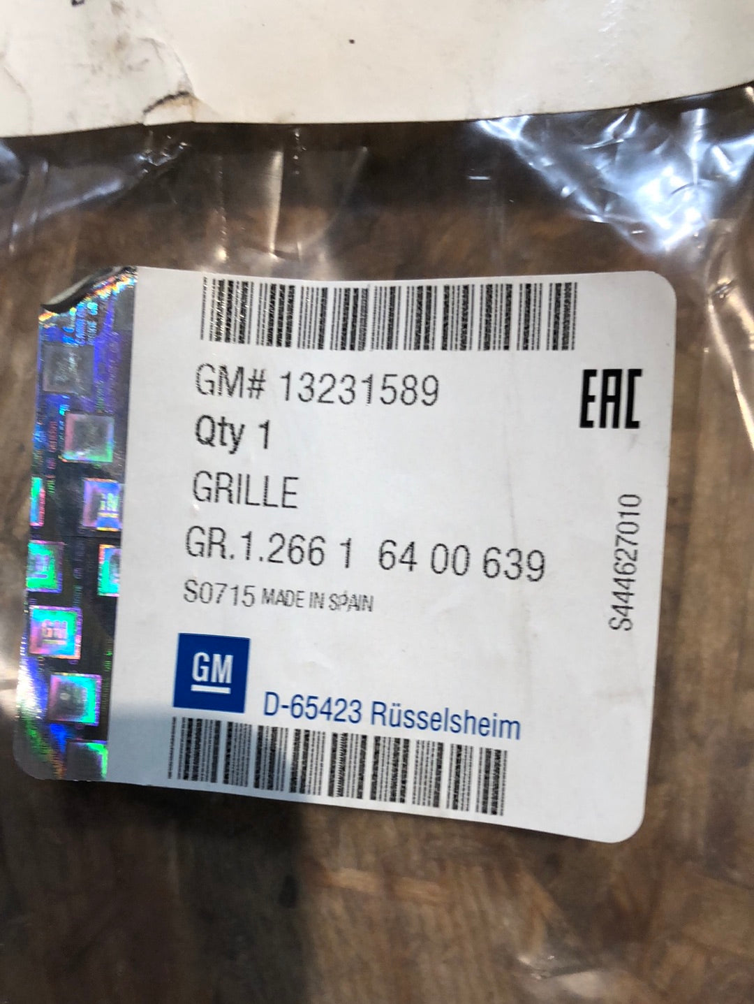 Original GM Opel Corsa D Einsatz Kühlergrill Neu