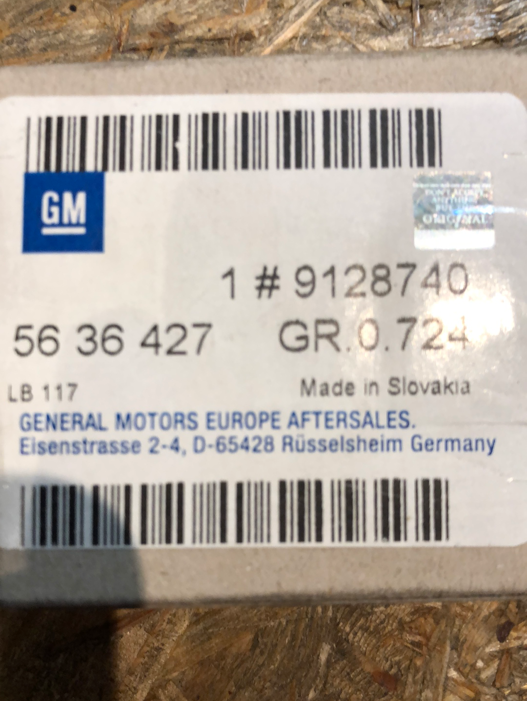 Original GM Opel Astra F G Corsa B Vectra B Umlenkrolle Zahnriemen Neu