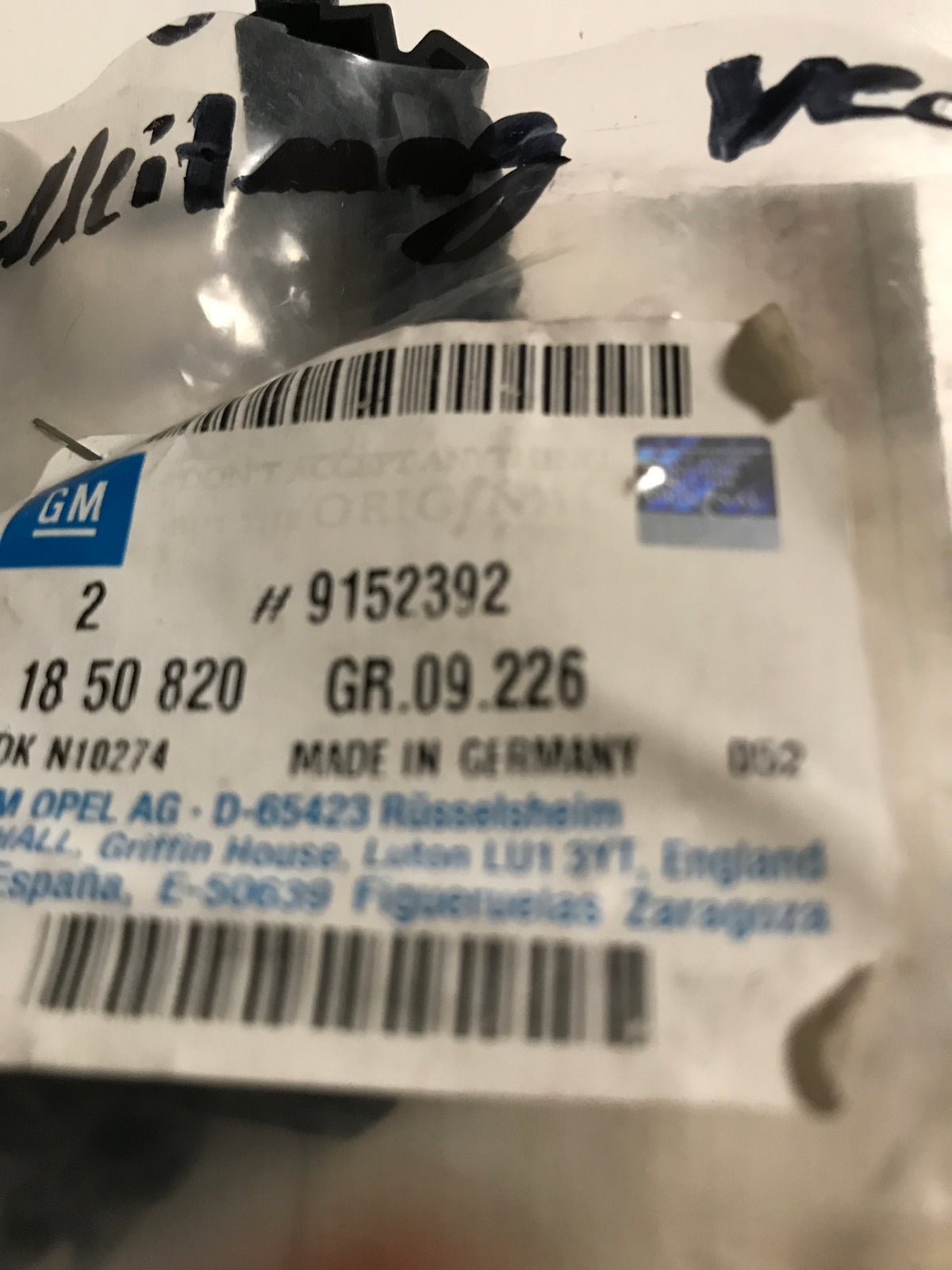 Original Vectra B Befestigung kaltemittelleitung NEU