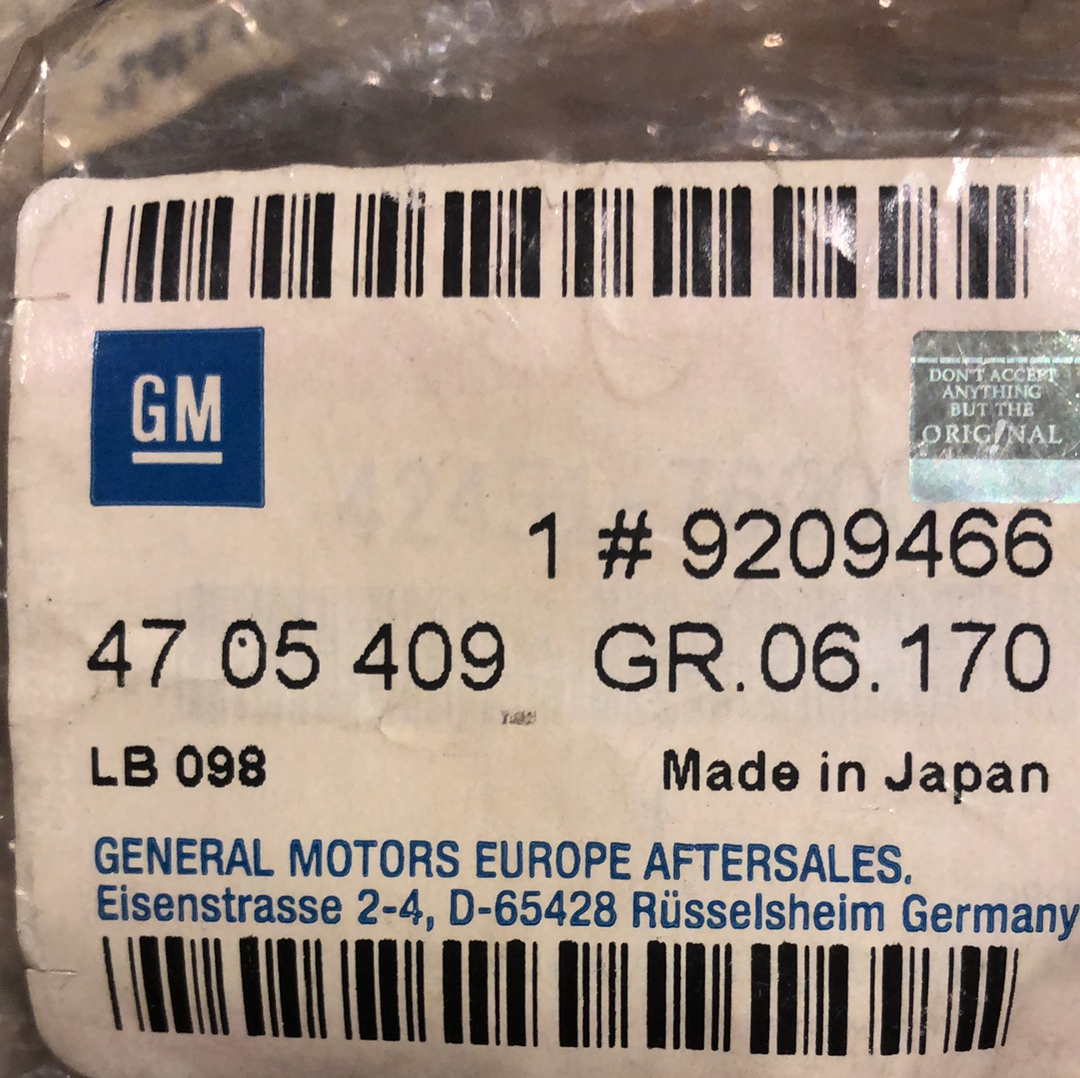 Original Opel Agila A Gummi Lager Neu