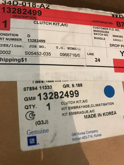 Original Opel Insignia Elektromagnetische Kupplung Klimakompressor NEU