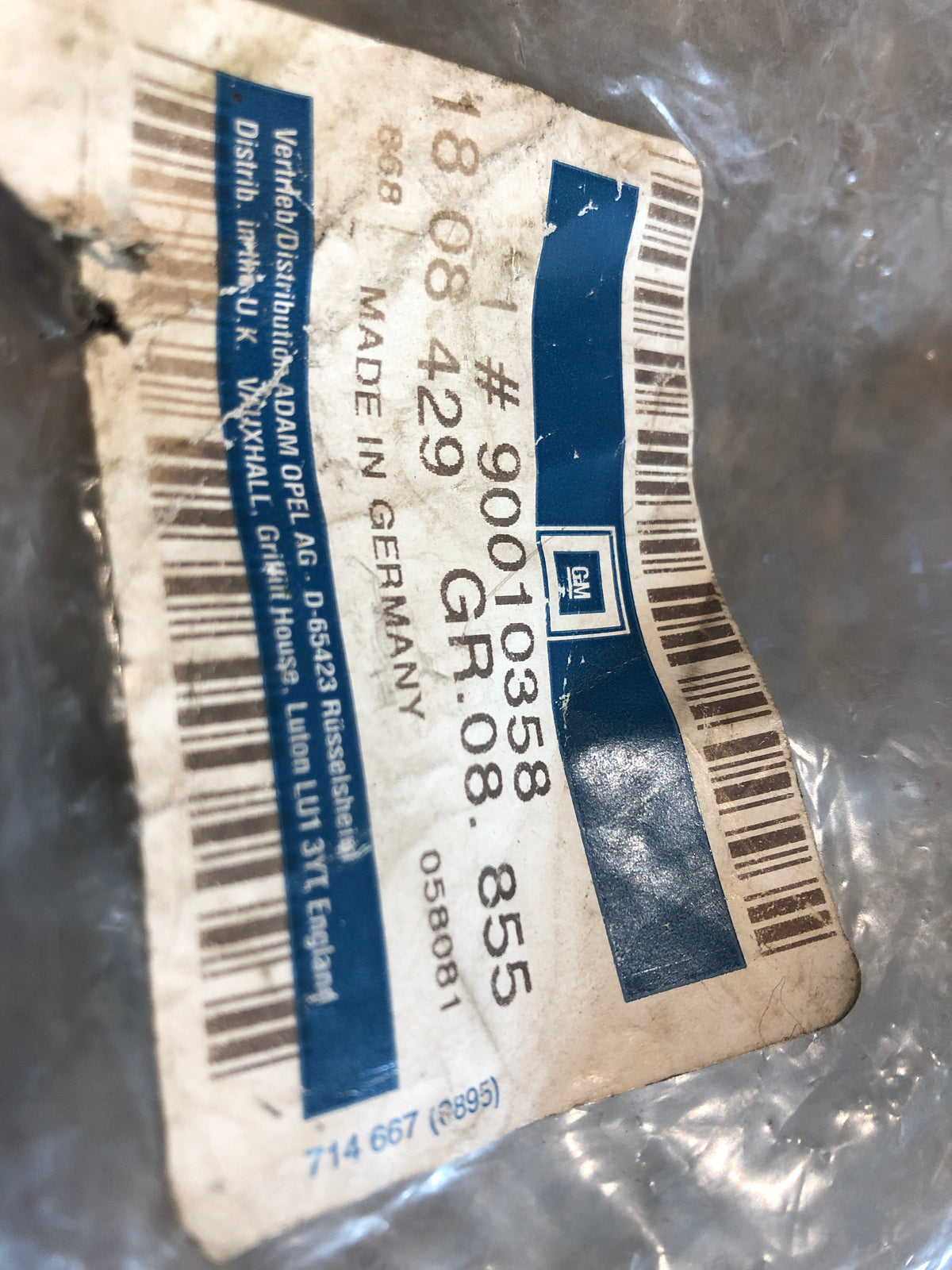 Original Opel Kadett E Kabelsatz Gebläsemotor Neu