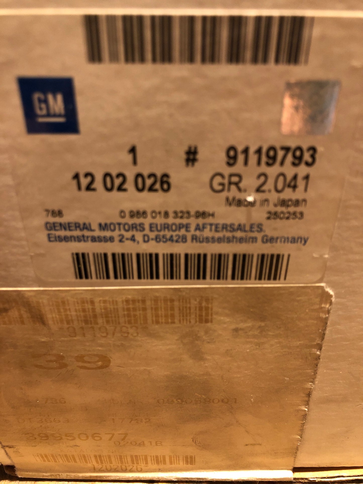 Original Opel Combo Corsa B Anlasser Neu