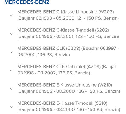 BEHR Mercedes Benz C CLK E Kühler Neu