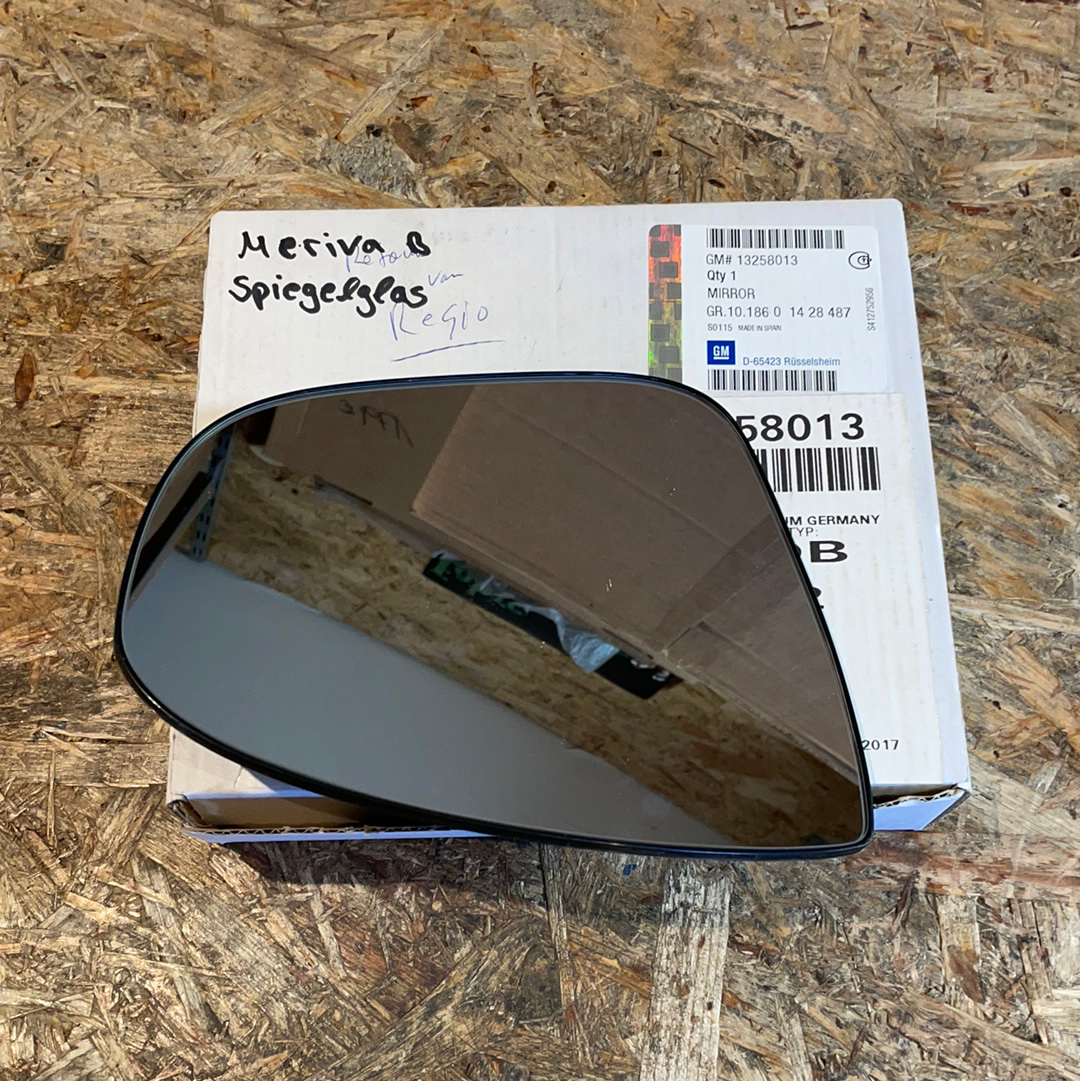 Original GM Opel Meriva B Spiegelglas Neu