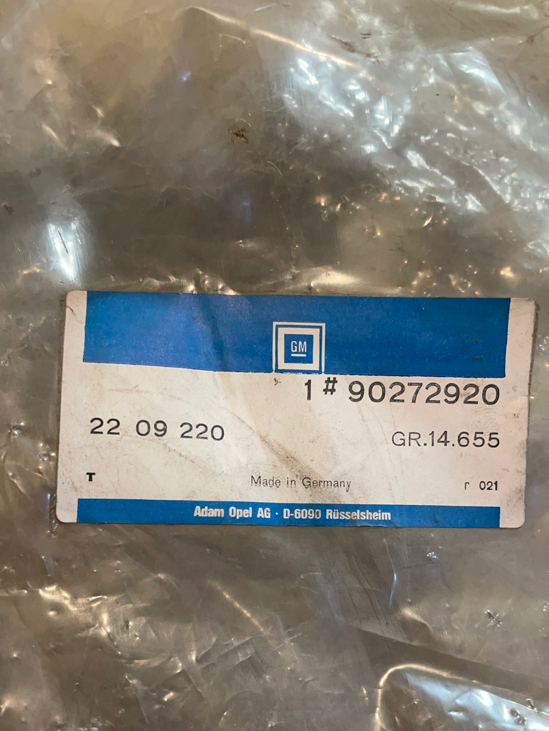 Original GM Opel Kadett E Konsole Neu