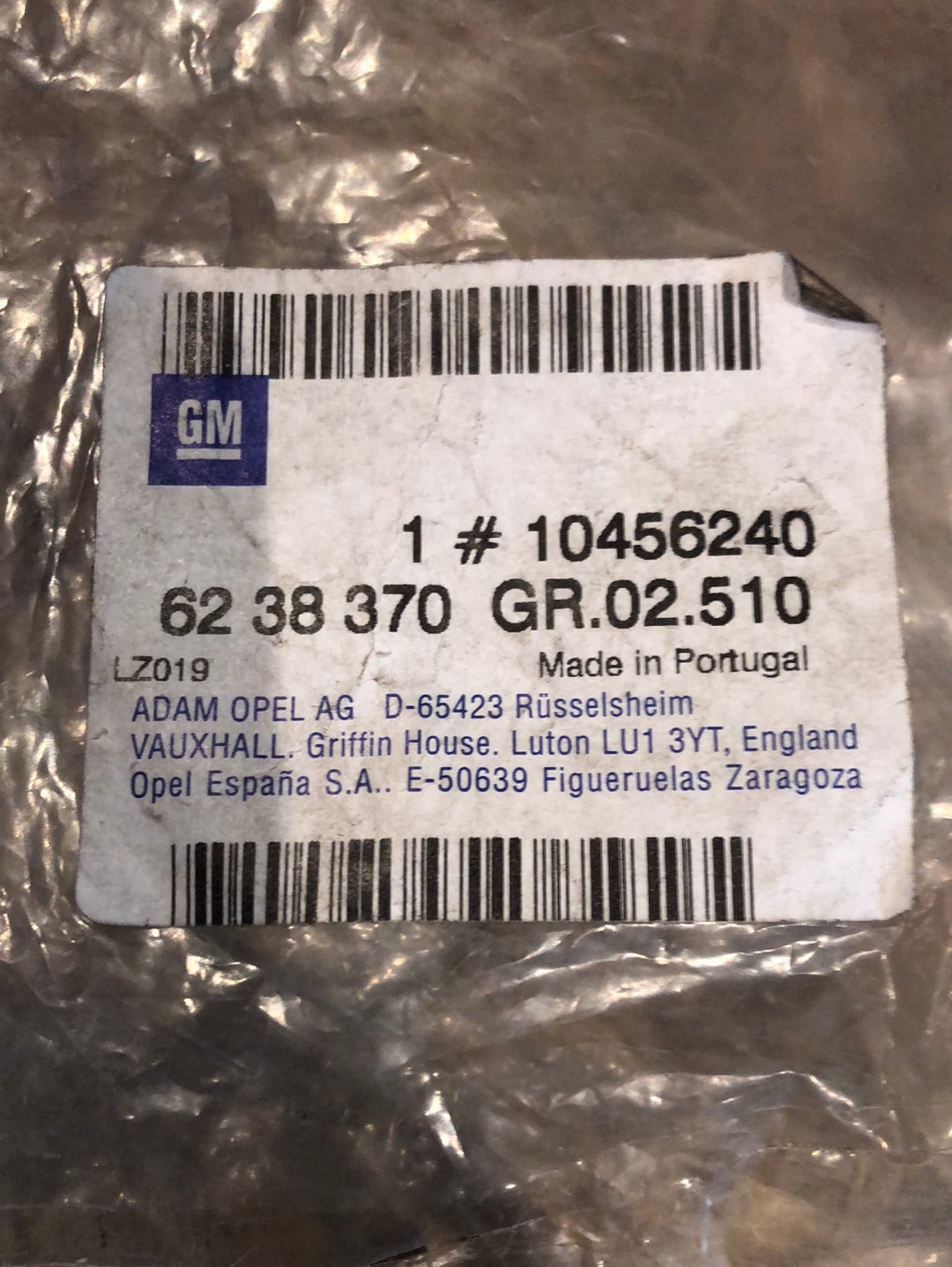 Original GM Opel Corsa C Astra G Zafira A 1.2 1.4 1.6 2.2 Klopfsensor Neu