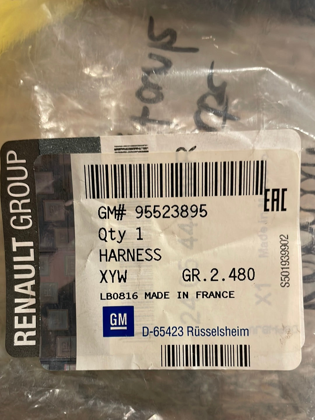 Original GM Renault Kabelsatz Harnstofftank Neu