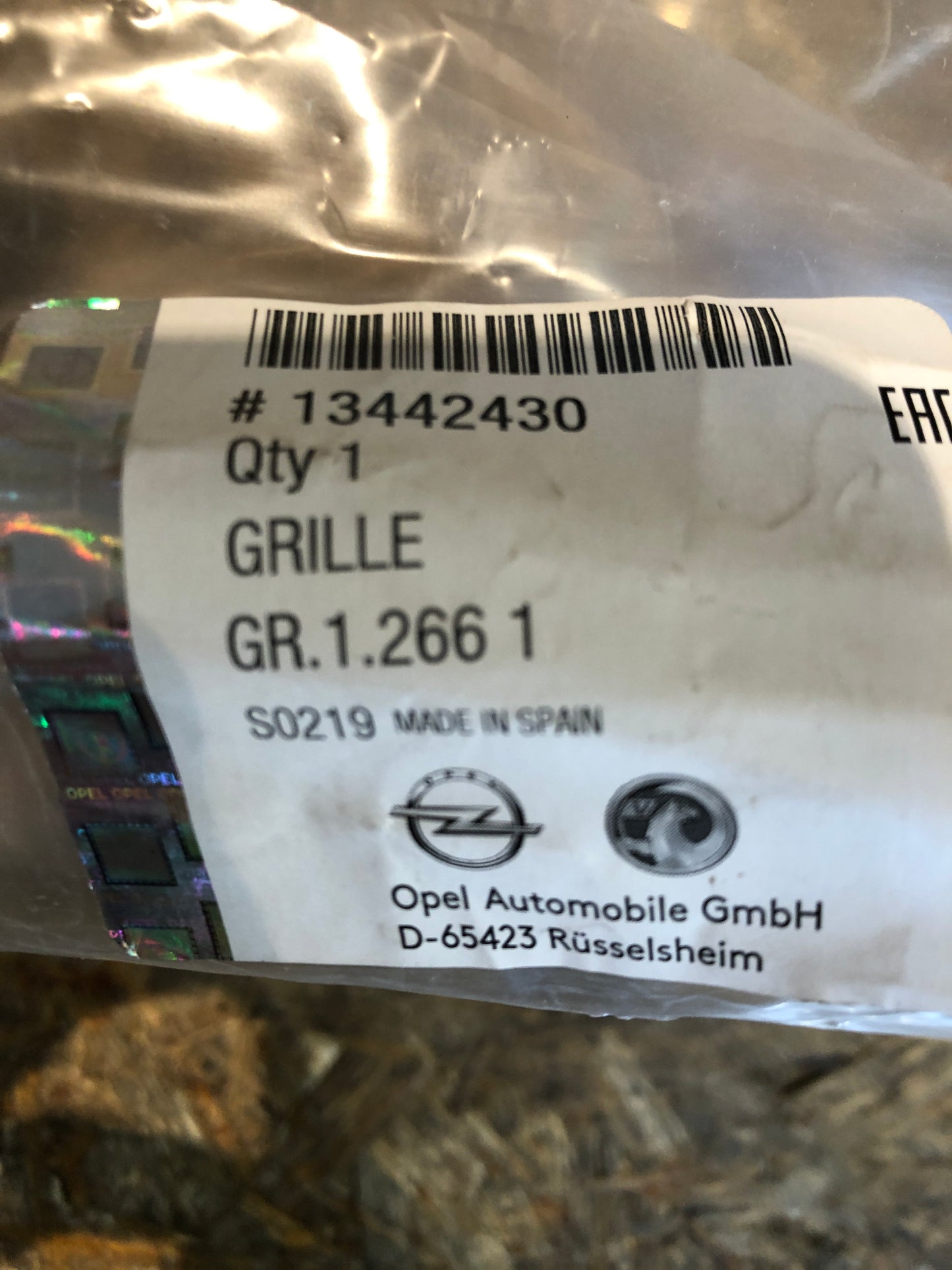 Original GM Opel Corsa E Kühlergrill Neu