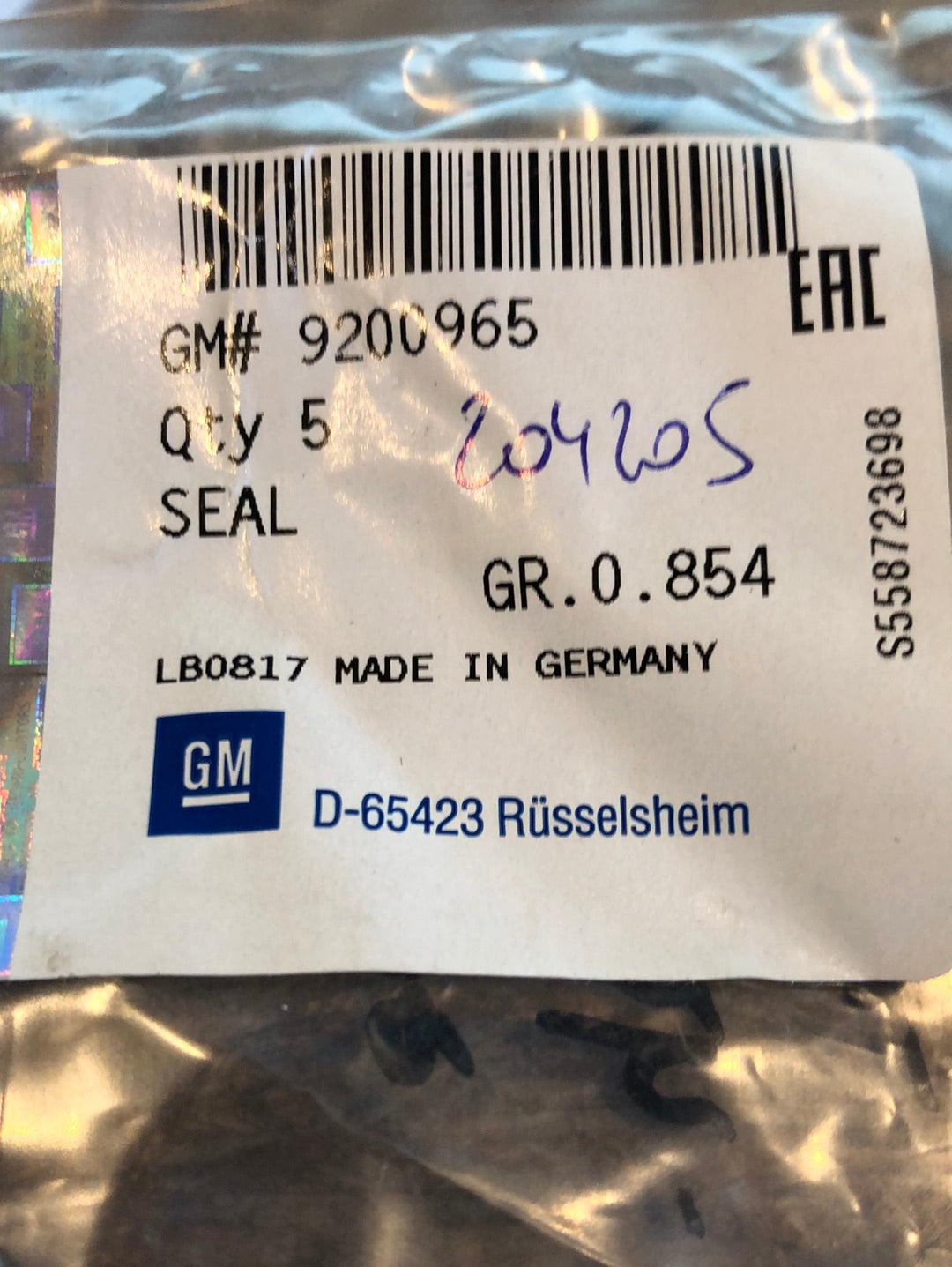 Original GM Opel Astra H Dichtkappe Kupplungsnehmerzylinder Neu
