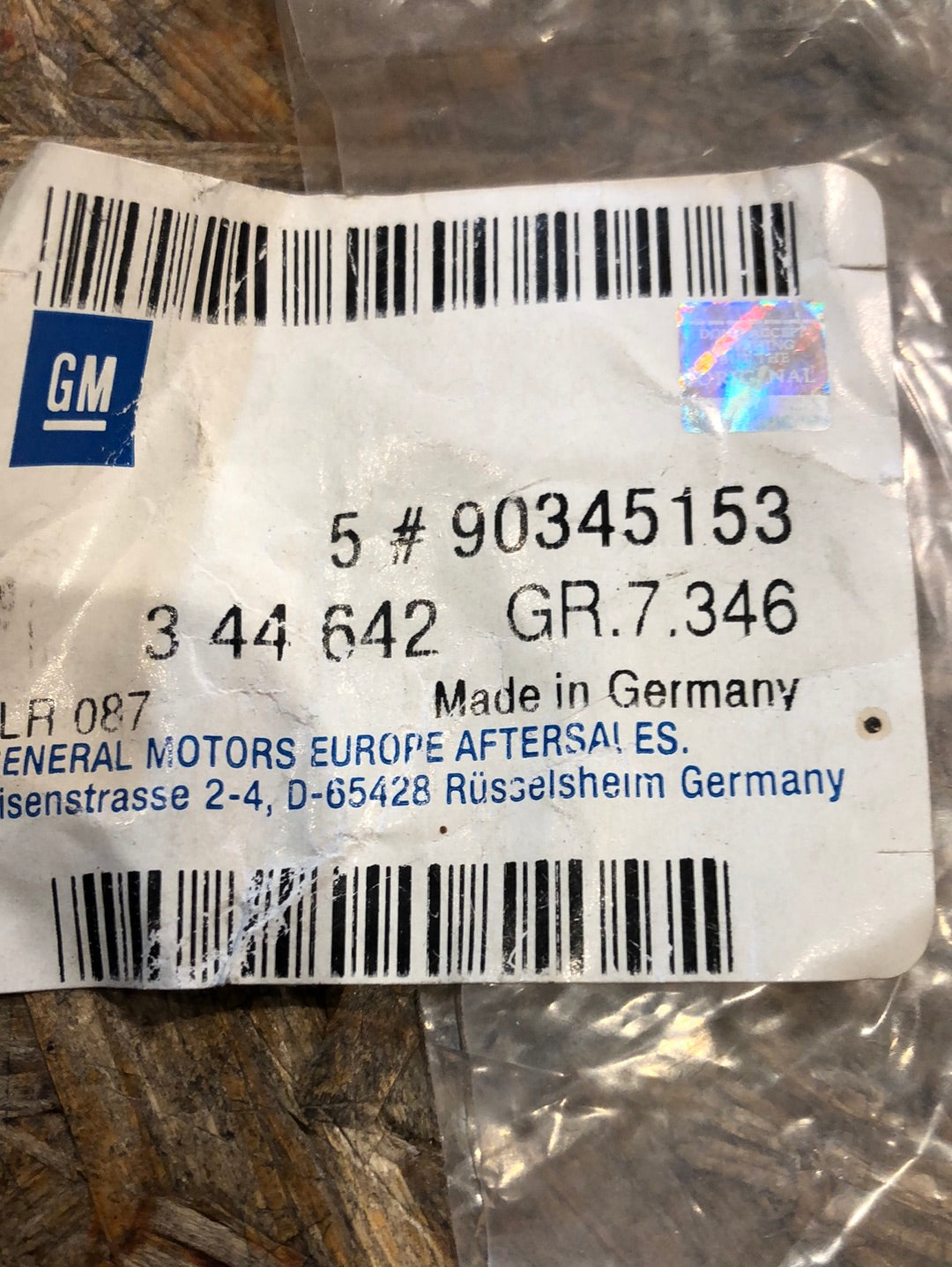 Original GM Opel Astra F Kappe Lagerbock Stoßdämpfer vorne Neu