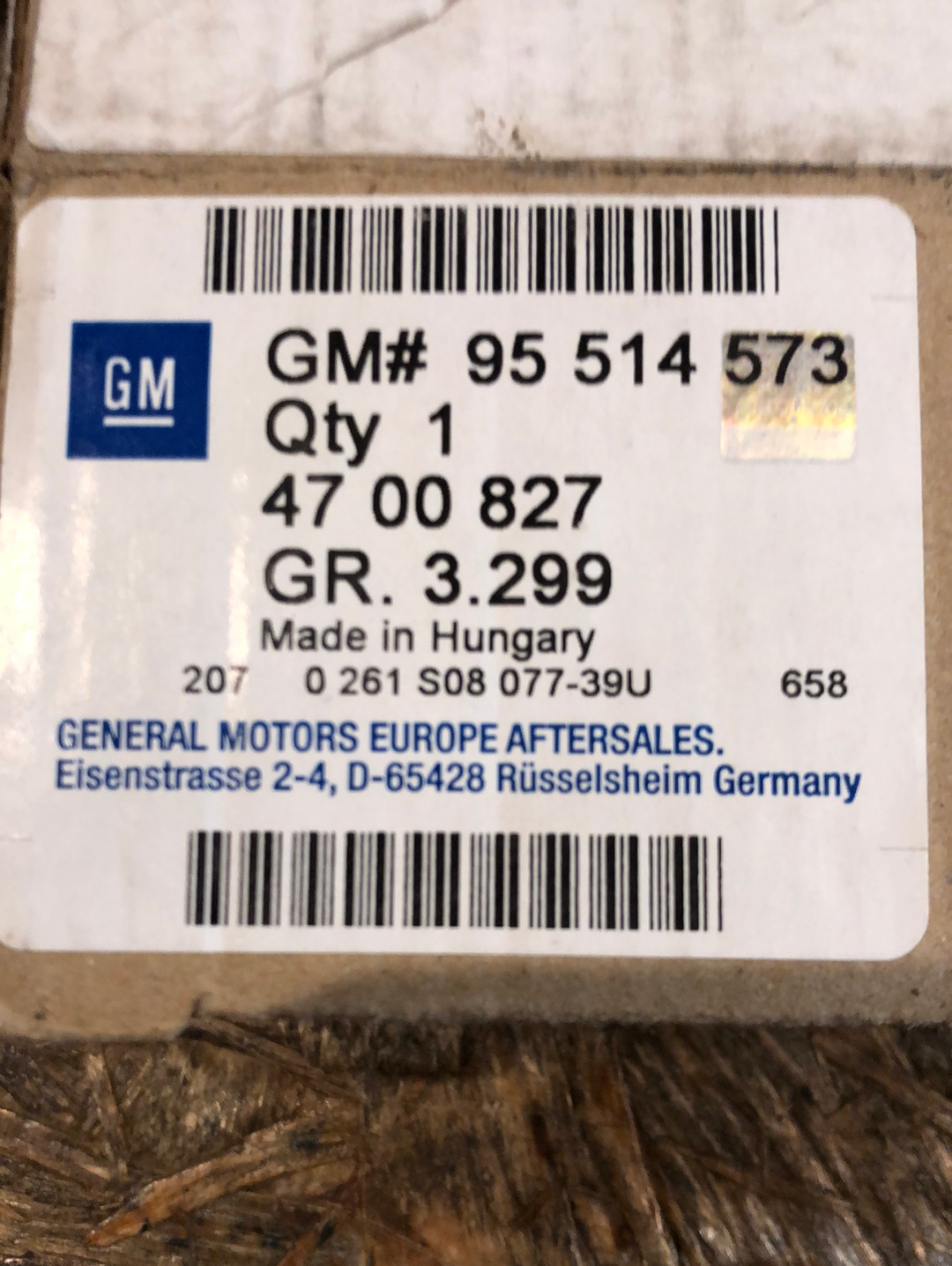 Original GM Opel Agila B Steuergerät Kraftstoffeinspritzung Neu