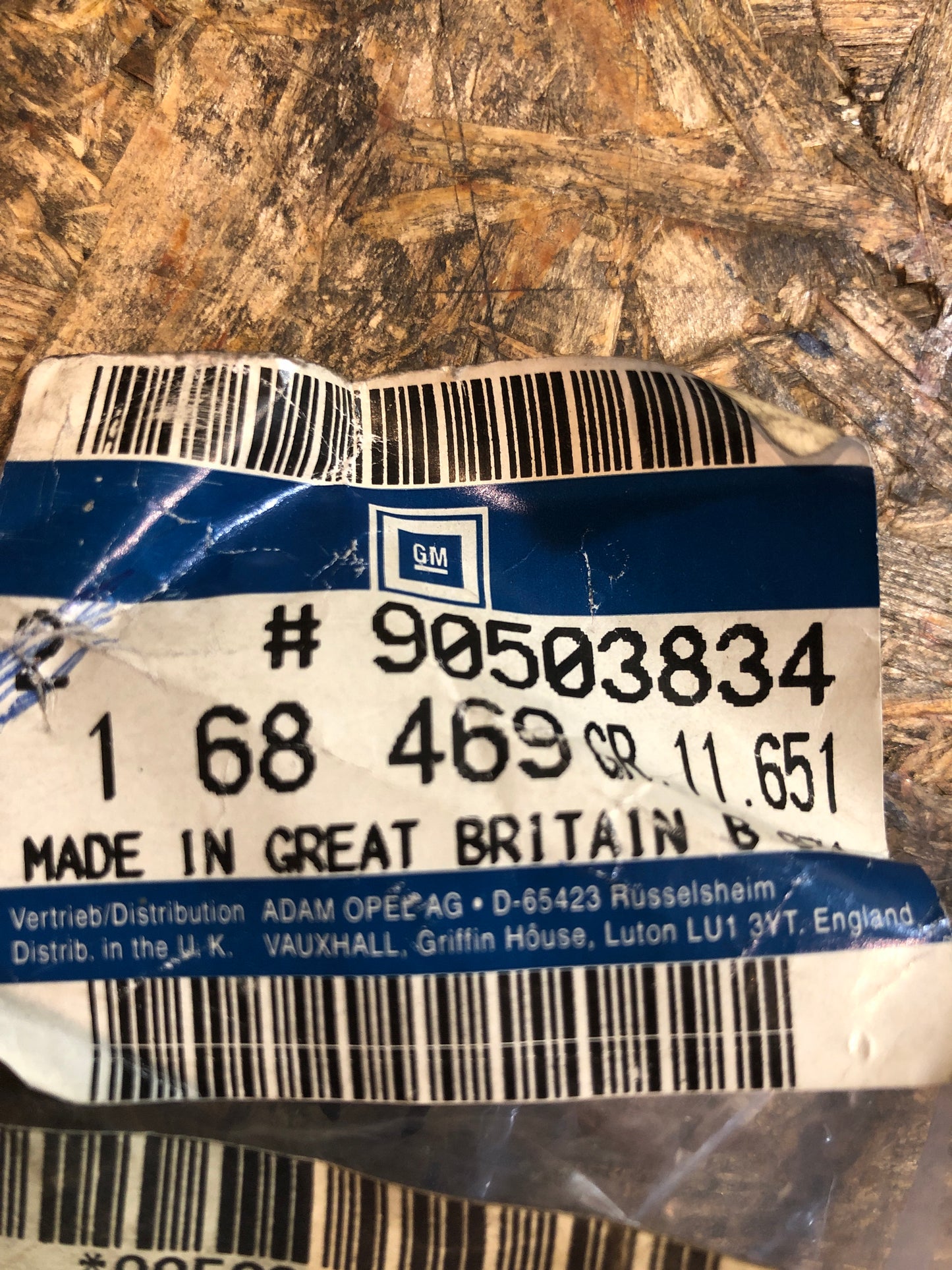 Original GM Opel Vectra B Scharnier Hintersitz Neu