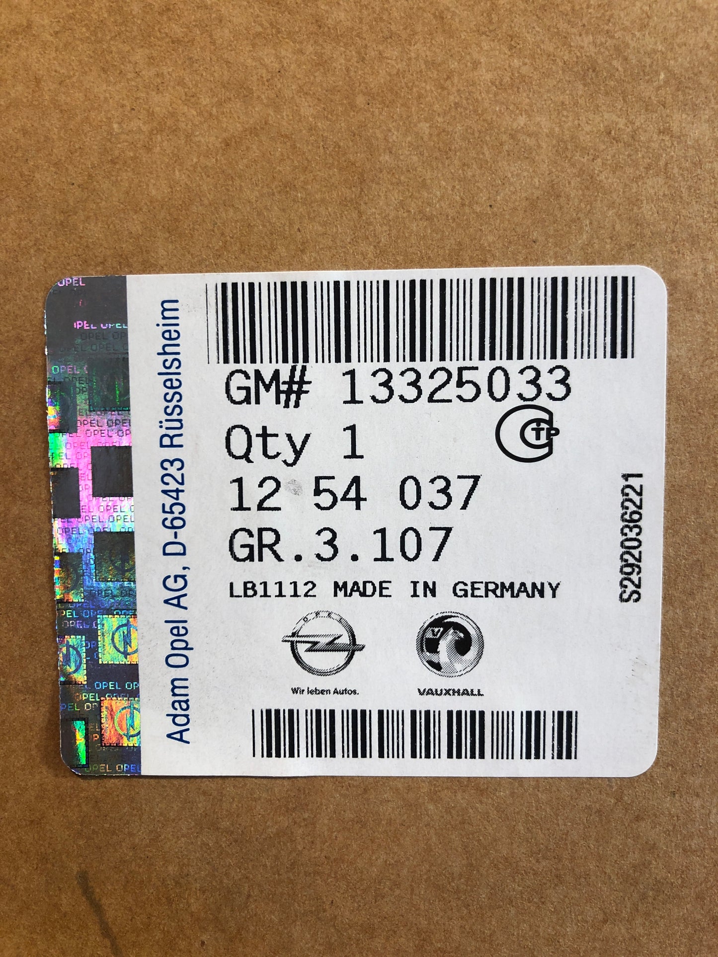 Original GM Opel Meriva B Tankgeber Neu