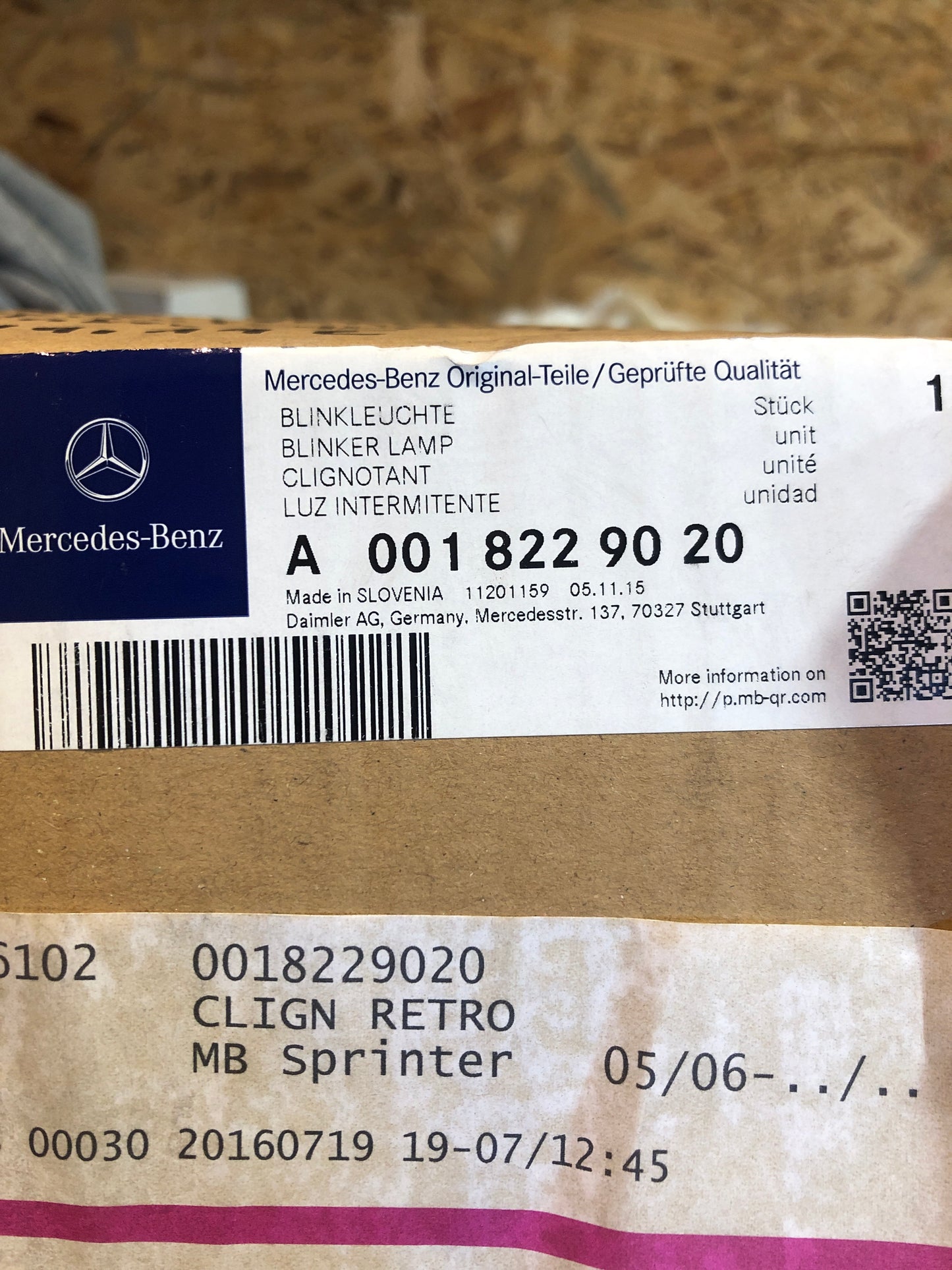 Original Mercedes Sprinter W906 Blinker Außenspiegel Neu