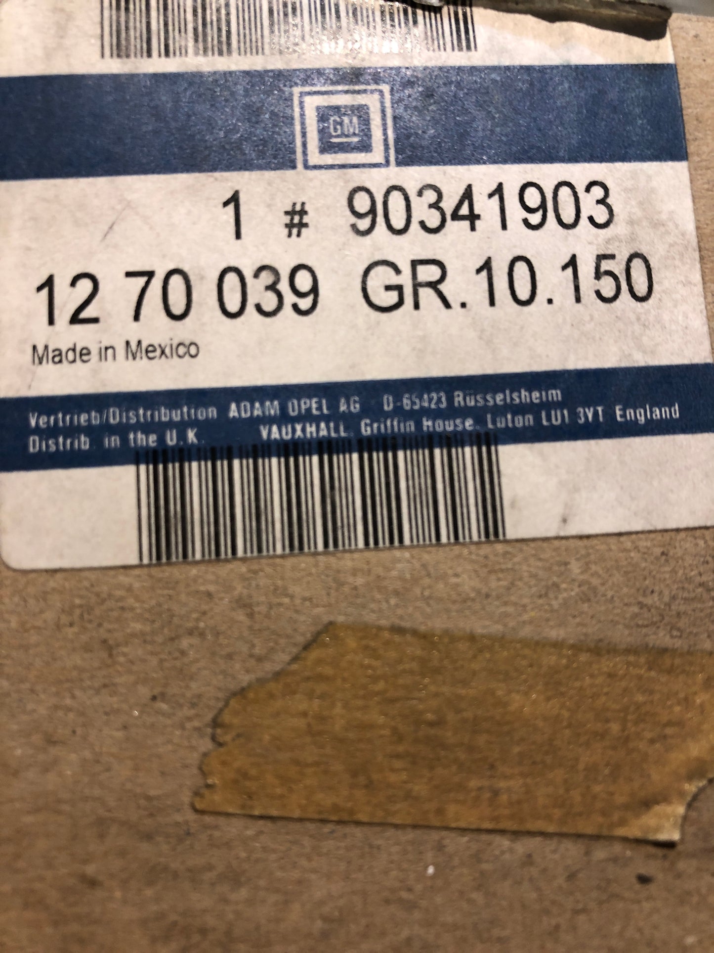 Original Opel Astra T92 Scheibenwischermotor vorne Neu