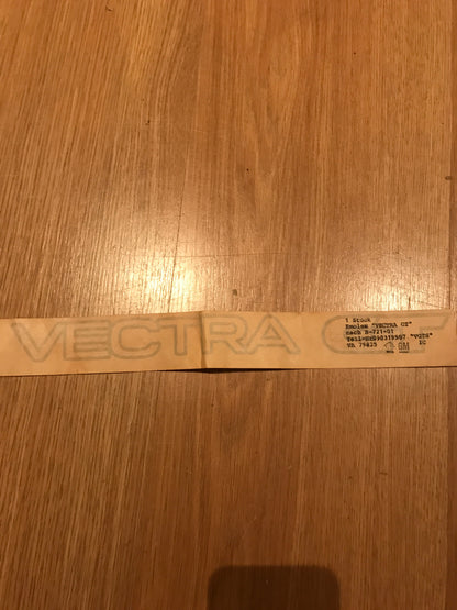 Original Vectra GT Schriftzug NEU