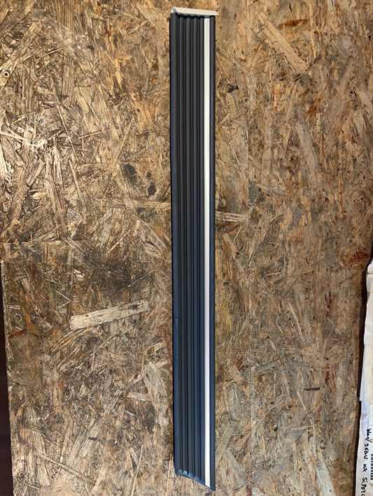 Original GM Opel Kadett E Schutzzierleiste Seitenwand hinten vorne links blau/grau mit Silberstreifen Neu