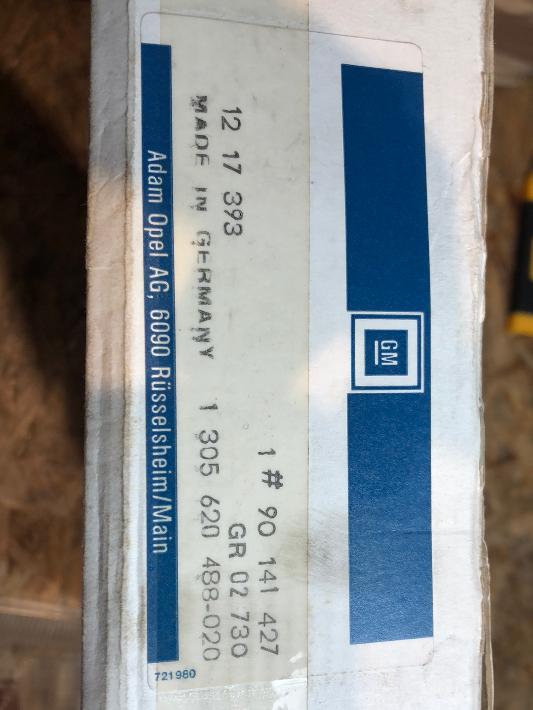 Original GM Opel Ascona C Scheinwerferglas Rechts Neu