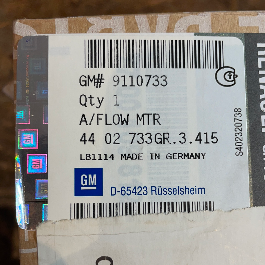 Original GM Opel Movano Vivaro Renault Megane III Luftmassenmesser Neu