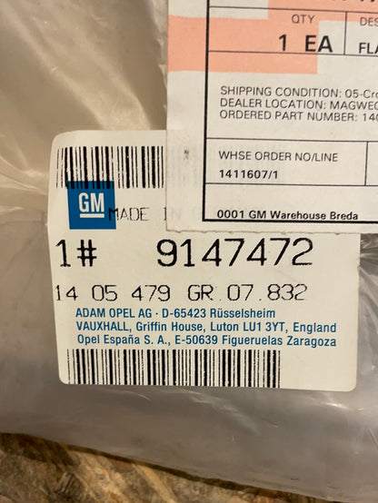 Original GM Opel Omega B Stufenheck Verkleidung Heckklappe AHK Stoßfängerverkleidung Neu